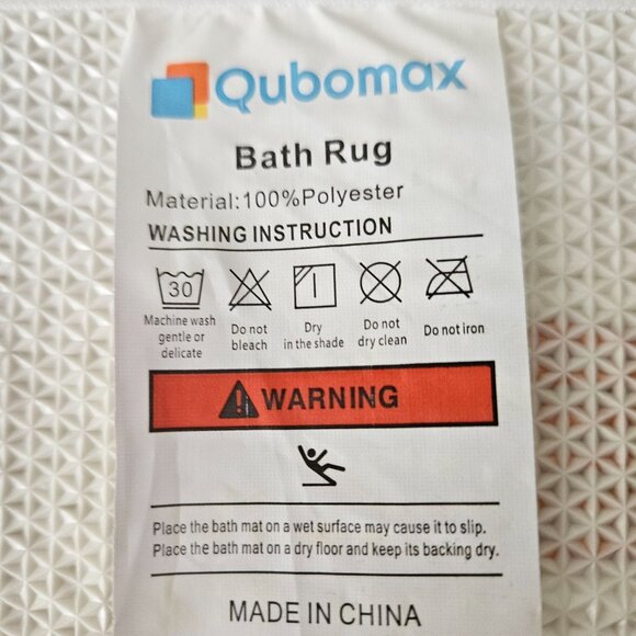 Get Naked Bathmat Bathroom Rug Microfiber 32"x20" Super Absorbent Non-Slip Plush - Picture 4 of 4